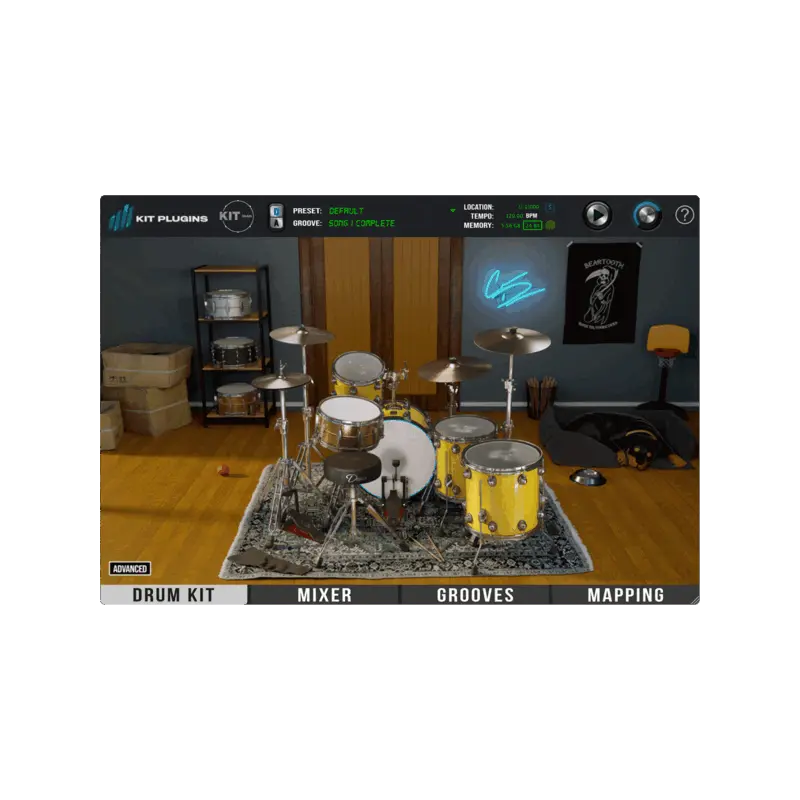 KIT Plugins KIT Drums Connor Denis 爵士鼓音源 Plugin (下載版) - 主圖