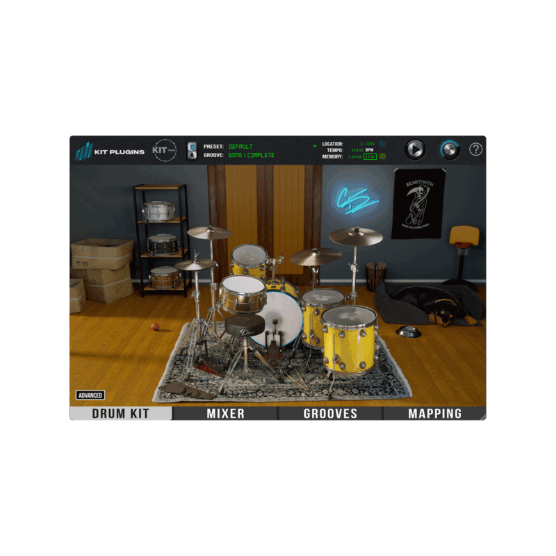 KIT Plugins KIT Drums Connor Denis 爵士鼓音源 Plugin (下載版) - 產品圖片 1