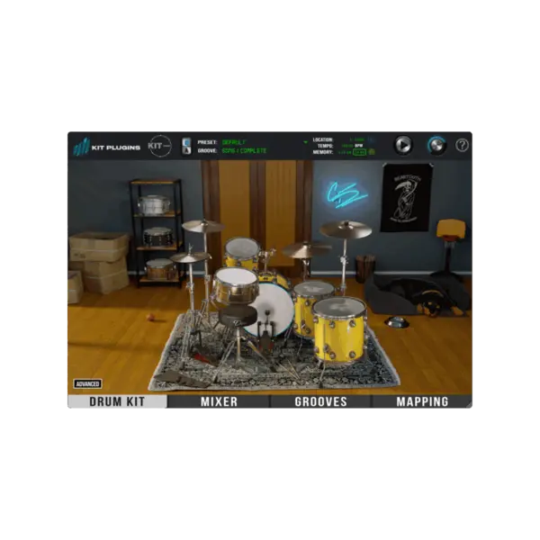 KIT Plugins KIT Drums Connor Denis 爵士鼓音源 Plugin (下載版) - 音源軟體 Plugin 