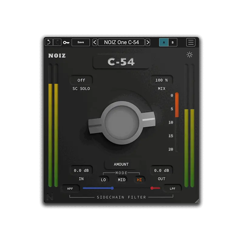 KIT Plugins NOIZ One C-54 單旋鈕 Compressor 效果器 Plugin (下載版) - 主圖