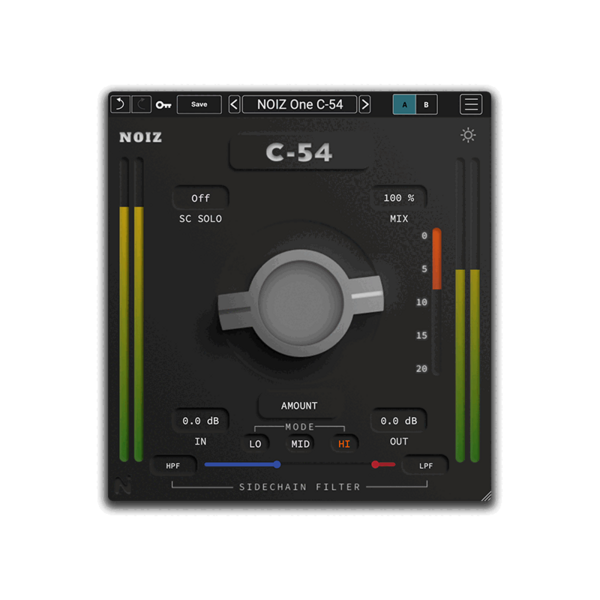 KIT Plugins NOIZ One C-54 單旋鈕 Compressor 效果器 Plugin (下載版) - 效果器軟體 Plugin