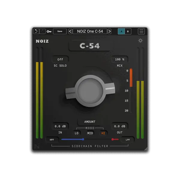 KIT Plugins NOIZ One C-54 單旋鈕 Compressor 效果器 Plugin (下載版) - 效果器軟體 Plugin