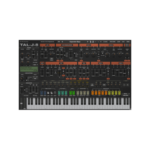 TAL Software J-8 Jupiter 8 類比建模合成器 Plugin (下載版) - 音源軟體 Plugin 