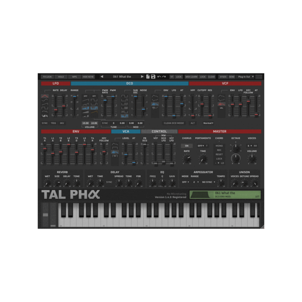 TAL Software Pha Alpha Juno 類比建模合成器 Plugin (下載版) - 音源軟體 Plugin 