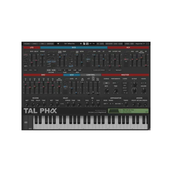 TAL Software Pha Alpha Juno 類比建模合成器 Plugin (下載版) - 音源軟體 Plugin 
