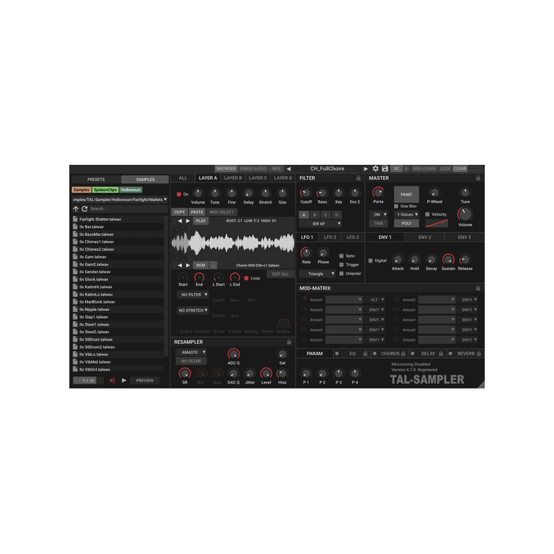 TAL Software Sampler 復古取樣器 Plugin (下載版) - 產品圖片 1