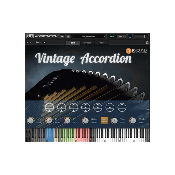 PSound Vintage Accordion 60 年代義大利手風琴音源 Plugin (下載版) - 音源軟體 Plugin 