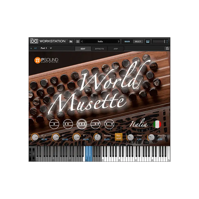 PSound World Musette 世界手風琴 Musette 音源 Plugin (下載版) - 主圖
