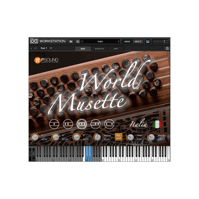 PSound World Musette 世界手風琴 Musette 音源 Plugin (下載版) - 產品圖片 1