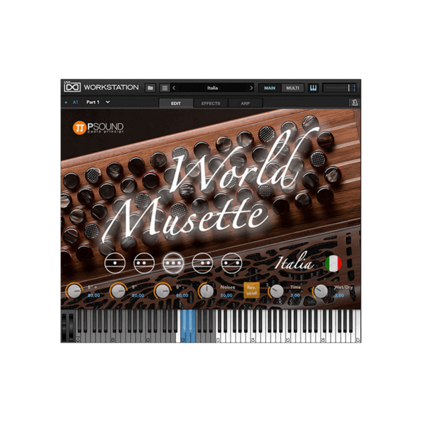 PSound World Musette 世界手風琴 Musette 音源 Plugin (下載版) - 音源軟體 Plugin 