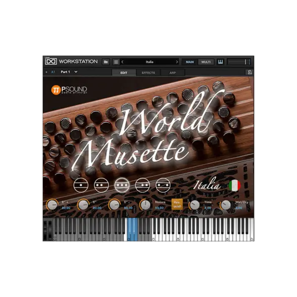 PSound World Musette 世界手風琴 Musette 音源 Plugin (下載版) - 音源軟體 Plugin 