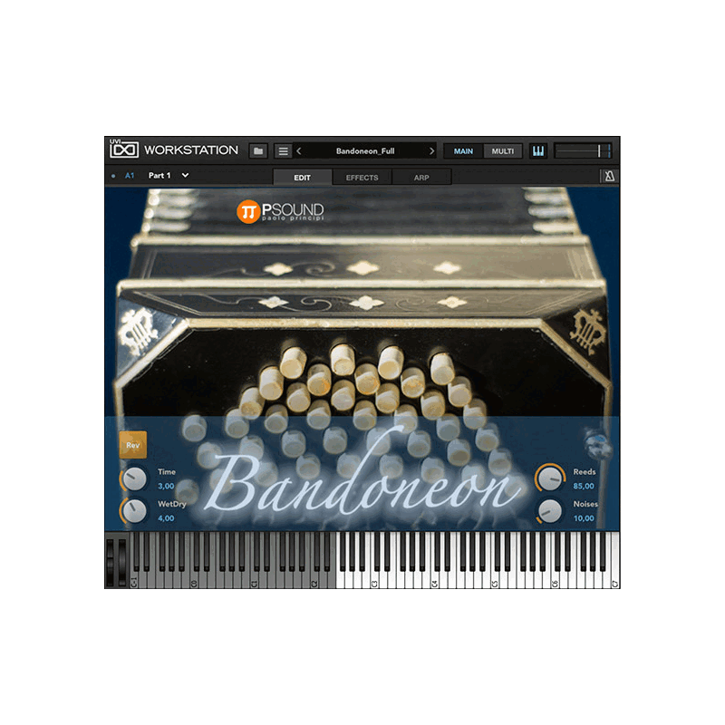 PSound Bandoneon 探戈班多鈕手風琴音源 Plugin (下載版) - 產品圖片 1