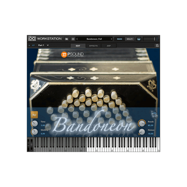 PSound Bandoneon 探戈班多鈕手風琴音源 Plugin (下載版) - 音源軟體 Plugin 
