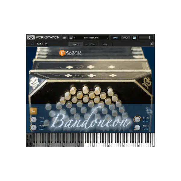 PSound Bandoneon 探戈班多鈕手風琴音源 Plugin (下載版) - 音源軟體 Plugin 