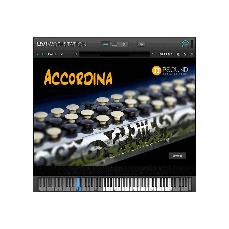 PSound Accordina 口吹式簧片鍵盤音源 Plugin (下載版) - 主圖