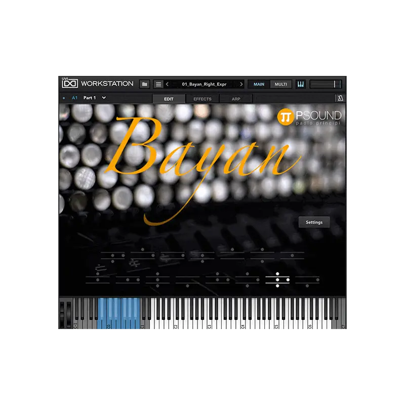 PSound Bayan 俄式鍵鈕手風琴音源 Plugin (下載版) - 主圖