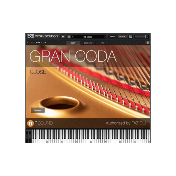 PSound Gran Coda Fazioli F278 平台鋼琴音源 Plugin (下載版) - 音源軟體 Plugin 