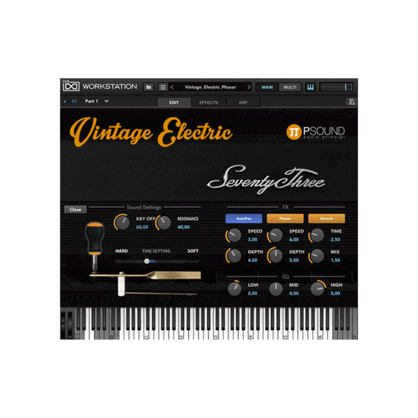 PSound Vintage Electric Fender Rhodes Mark I 電鋼琴音源 Plugin (下載版) - 音源軟體 Plugin 