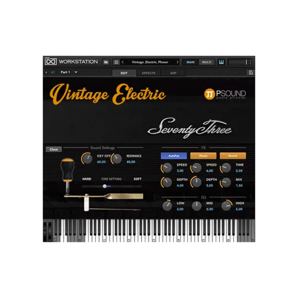 PSound Vintage Electric Fender Rhodes Mark I 電鋼琴音源 Plugin (下載版) - 音源軟體 Plugin 