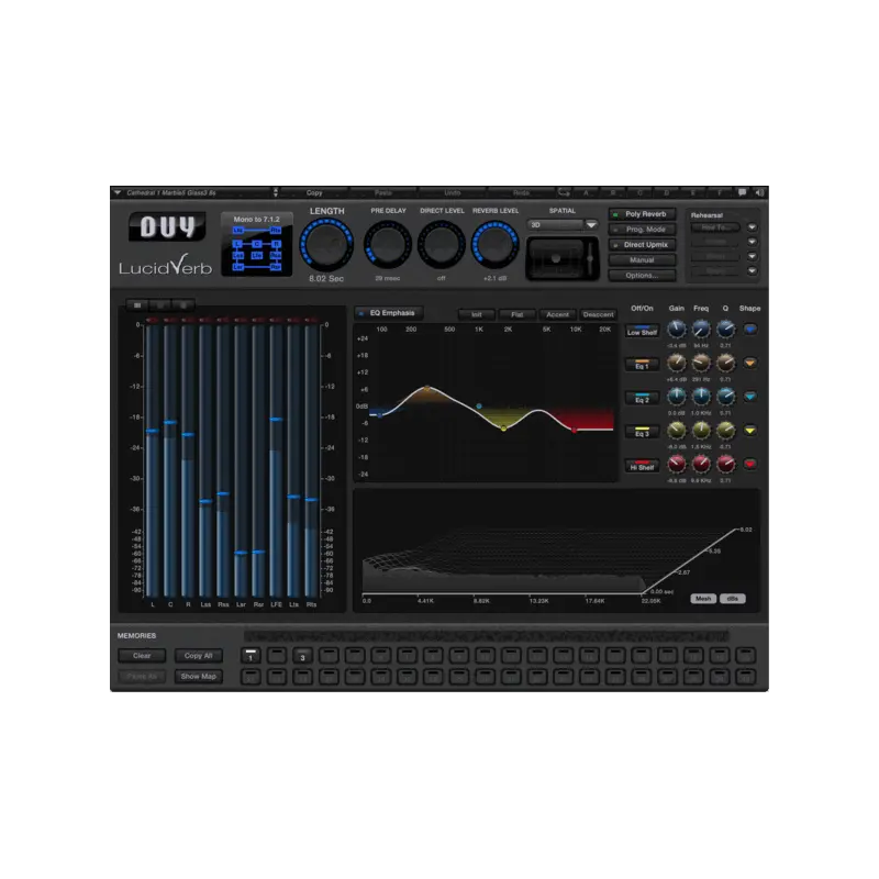 DUY Audio LucidVerb 混合式卷積 Reverb 效果器 Plugin (下載版) - 主圖