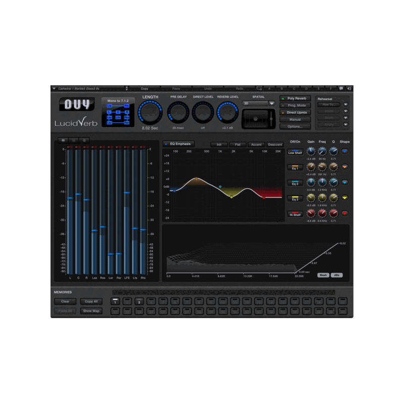 DUY Audio LucidVerb 混合式卷積 Reverb 效果器 Plugin (下載版) - 產品圖片 1
