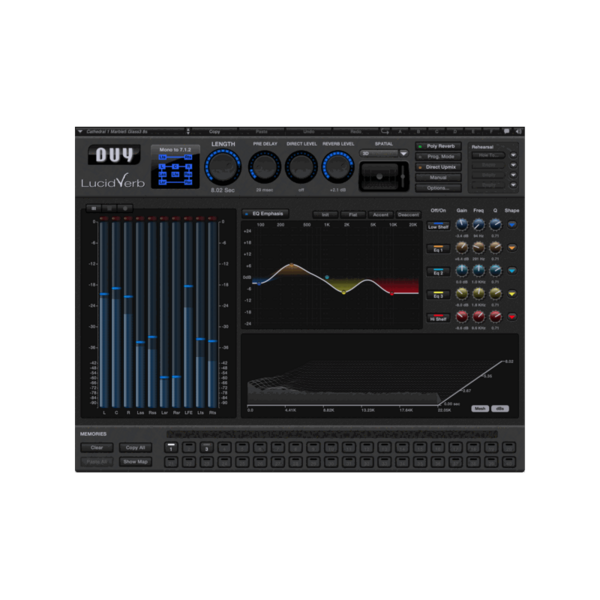 DUY Audio LucidVerb 混合式卷積 Reverb 效果器 Plugin (下載版) - 效果器軟體 Plugin
