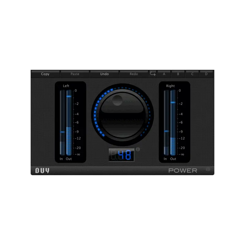 DUY Audio POWER 單旋鈕響度最佳化 Plugin (下載版) - 主圖