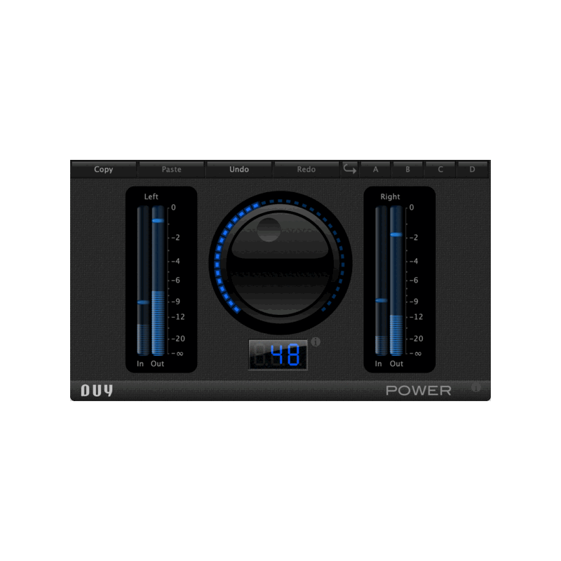 DUY Audio POWER 單旋鈕響度最佳化 Plugin (下載版) - 產品圖片 1