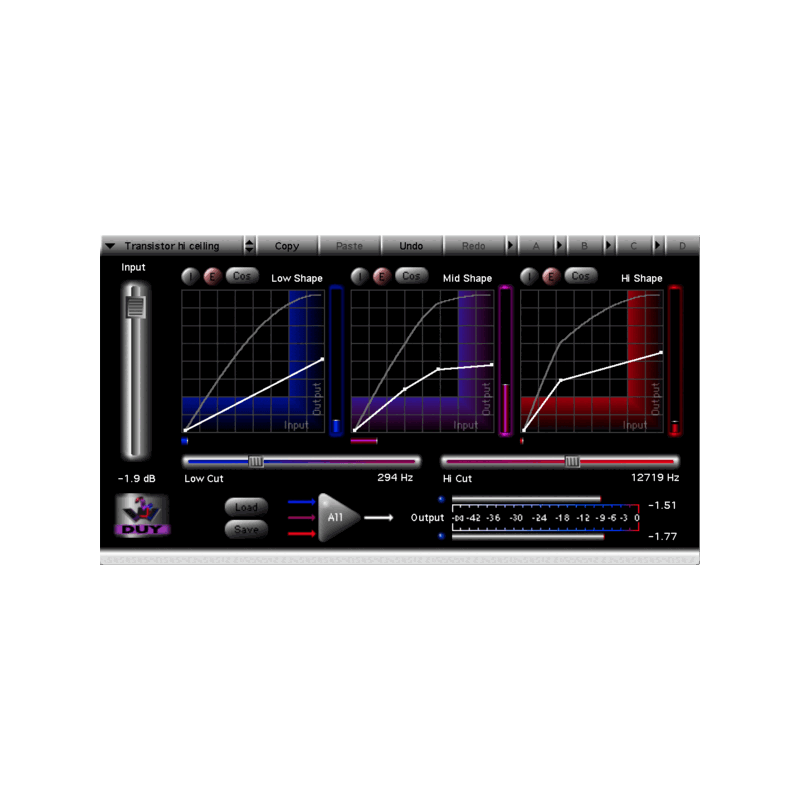 DUY Audio Shape 三頻段波形塑形增強 Plugin (下載版) - 產品圖片 1