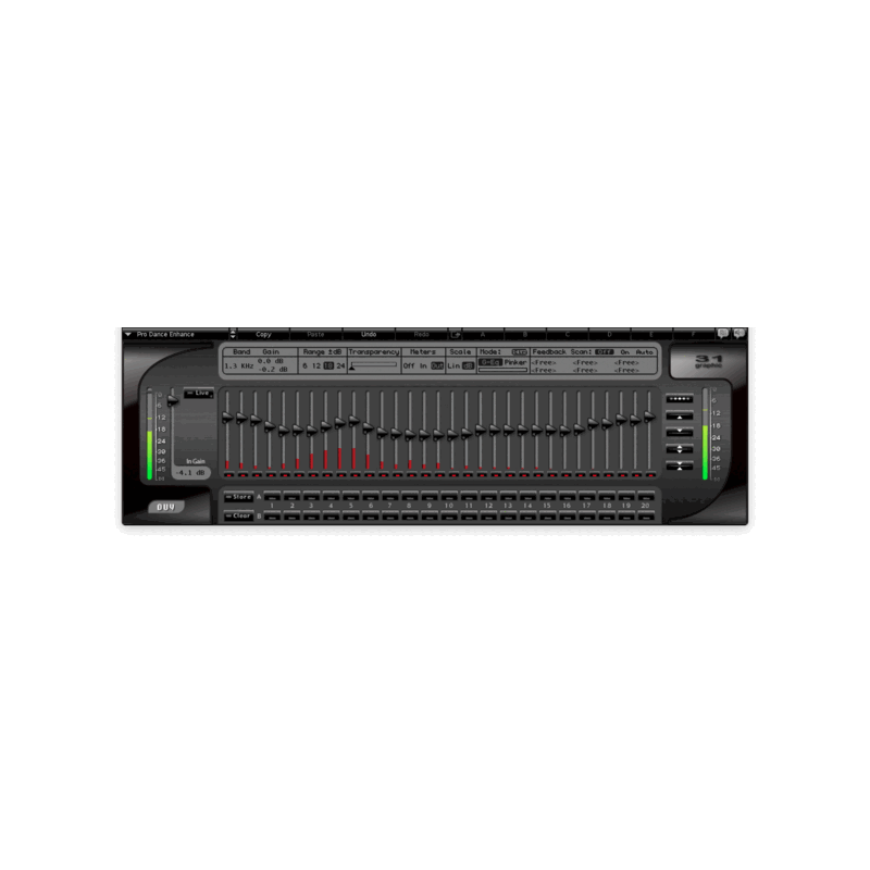 DUY Audio DUY31 Suite 31 段圖形 EQ 與頻譜分析套件 Plugin (下載版) - 產品圖片 1