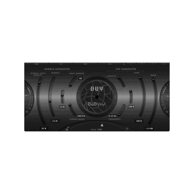 DUY Audio DaD Vinyl 黑膠與蟲膠唱片模擬 Plugin (下載版) - 產品圖片 1