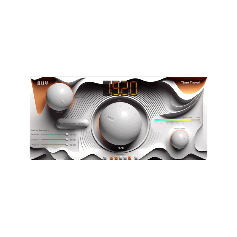DUY Audio Time Travel 年代音色模擬 Plugin (下載版) - 產品圖片 1