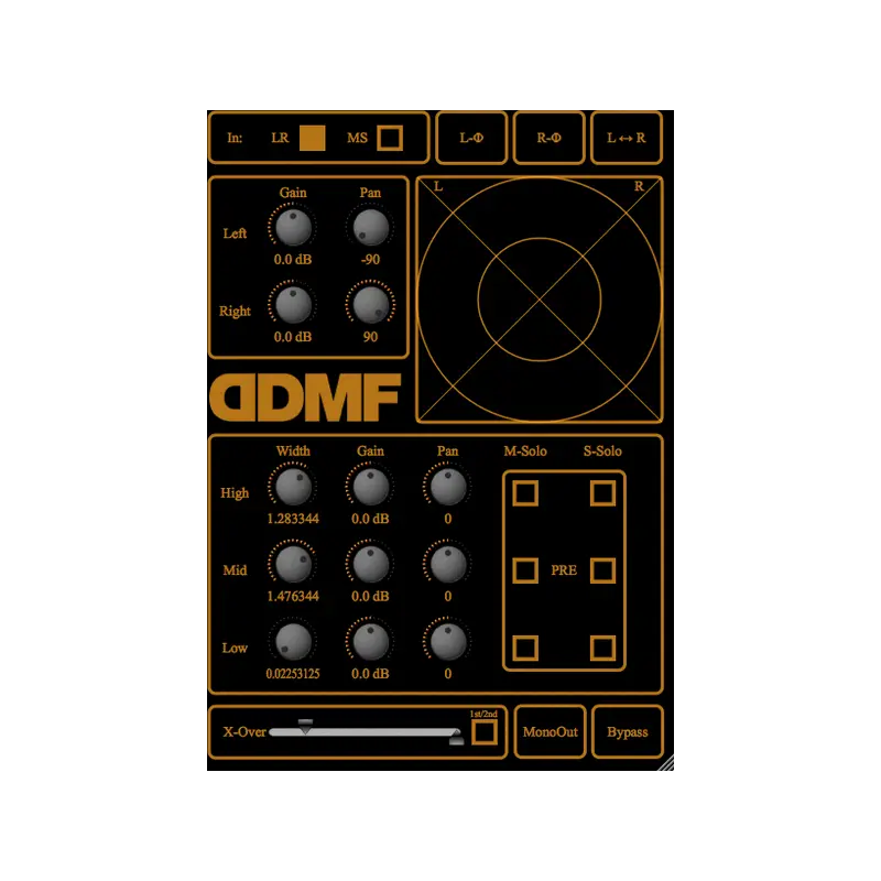 DDMF StereooeretS 三頻段立體聲場效果器 Plugin (下載版) - 主圖