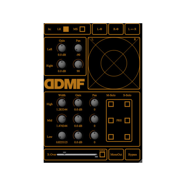DDMF StereooeretS 三頻段立體聲場效果器 Plugin (下載版) - 效果器軟體 Plugin