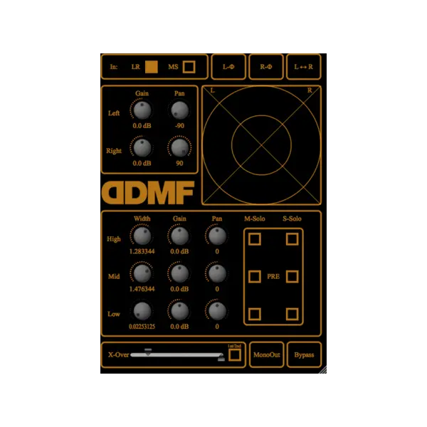DDMF StereooeretS 三頻段立體聲場效果器 Plugin (下載版) - 產品圖片 1