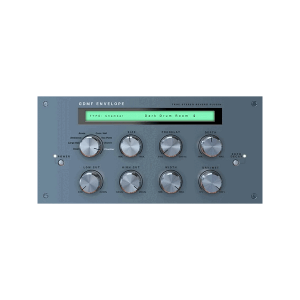 DDMF Envelope 零延遲真立體聲 Reverb 效果器 Plugin (下載版) - 效果器軟體 Plugin