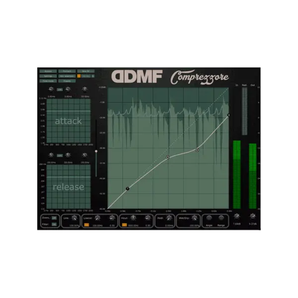 DDMF Comprezzore 可繪製曲線 Compressor Plugin (下載版) - 產品圖片 1