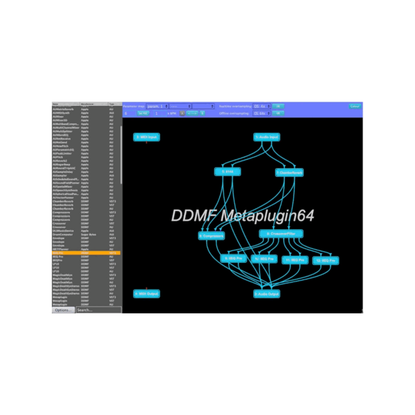 DDMF Metaplugin Plugin 串接與格式包裝器 Plugin (下載版) - 效果器軟體 Plugin