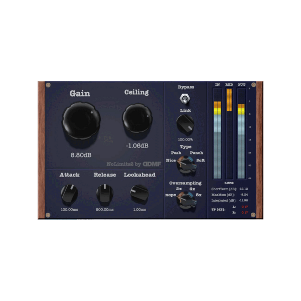 DDMF NoLimits2 Limiter 效果器 Plugin (下載版) - 效果器軟體 Plugin