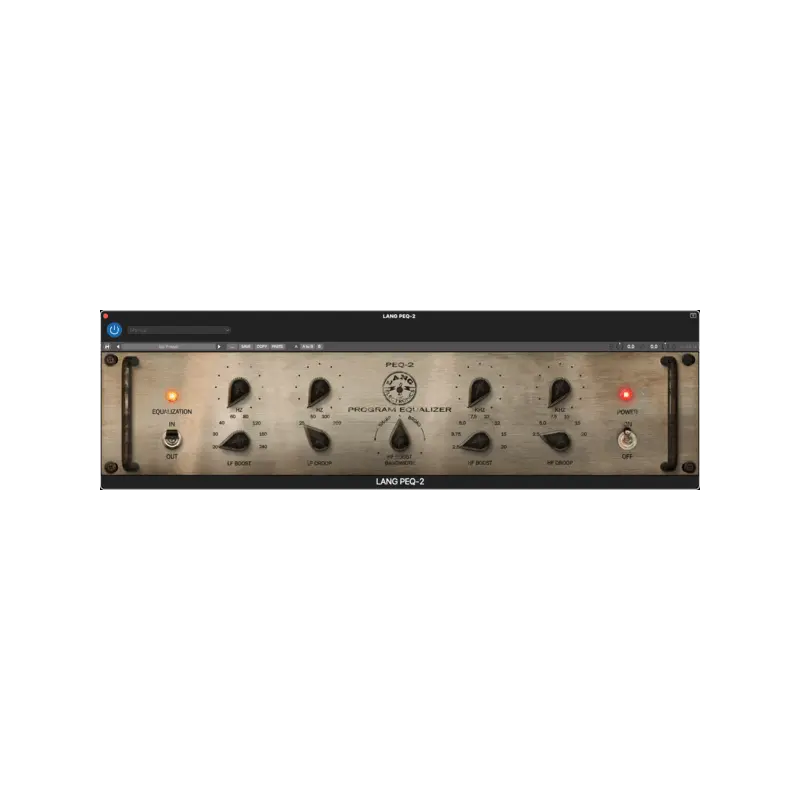 Heritage Audio LANG PEQ-2 程式 EQ 效果器 Plugin (下載版) - 主圖