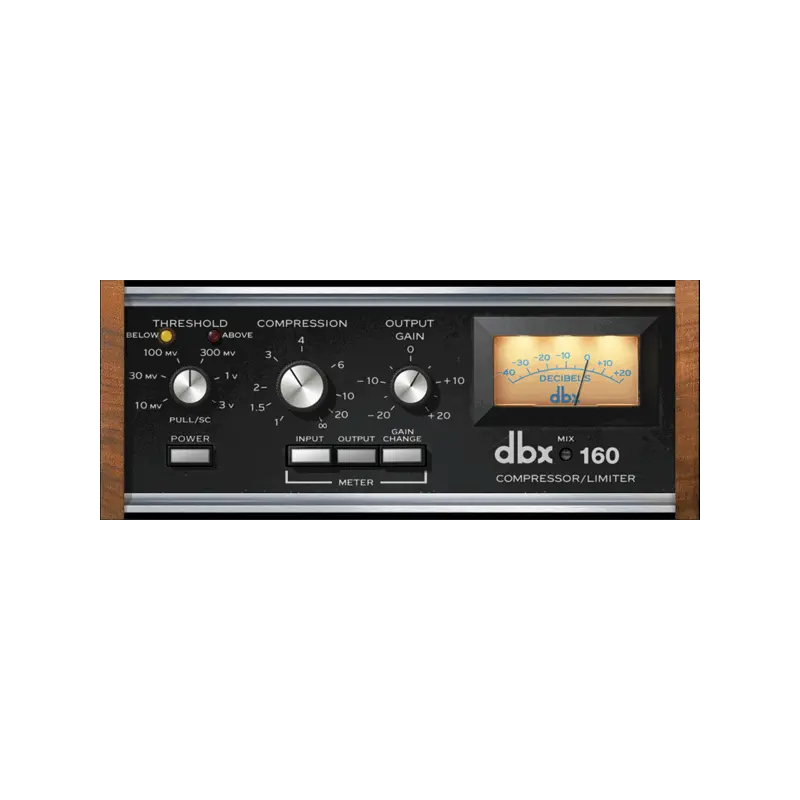 Universal Audio UAD dbx 160 Compressor / Limiter VCA 壓縮／限幅器 Plugin (下載版) - 主圖