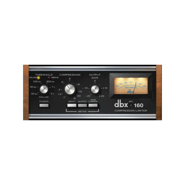 Universal Audio UAD dbx 160 Compressor / Limiter VCA 壓縮／限幅器 Plugin (下載版) - 產品圖片 1