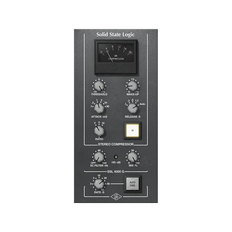 Universal Audio UAD SSL 4000 G Bus Compressor 母線膠合壓縮器 Plugin (下載版) - 主圖