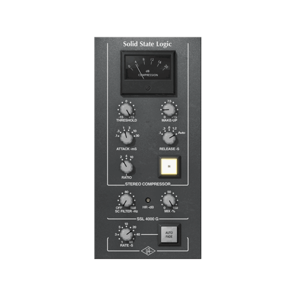 Universal Audio UAD SSL 4000 G Bus Compressor 母線膠合壓縮器 Plugin (下載版) - 效果器軟體 Plugin