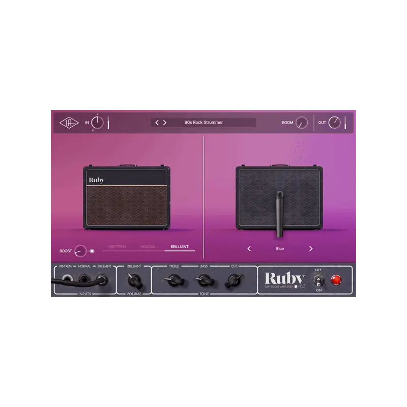 Universal Audio UAD Ruby '63 Top Boost Amp 英式音箱模擬 Plugin (下載版) - 主圖