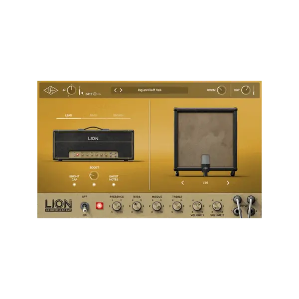 Universal Audio UAD Lion '68 Super Lead Amp 英式 plexi 音箱模擬 Plugin (下載版) - 產品圖片 1