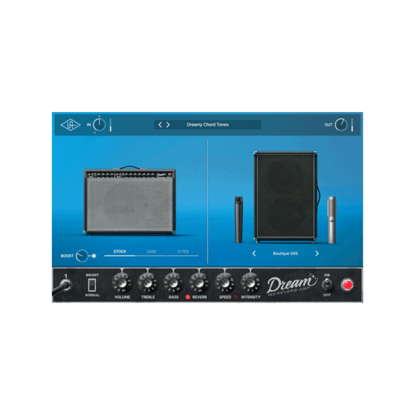 Universal Audio UAD Dream '65 Reverb Amp 美式音箱模擬 Plugin (下載版) - 效果器軟體 Plugin