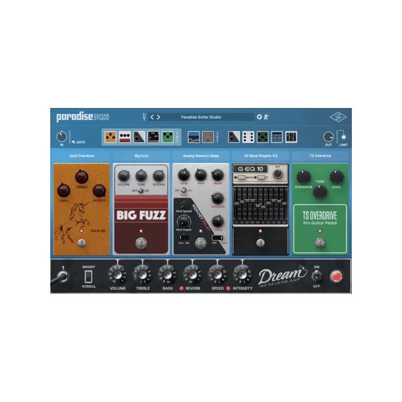 Universal Audio UAD Paradise Guitar Studio 吉他錄音室 Plugin (下載版) - 主圖