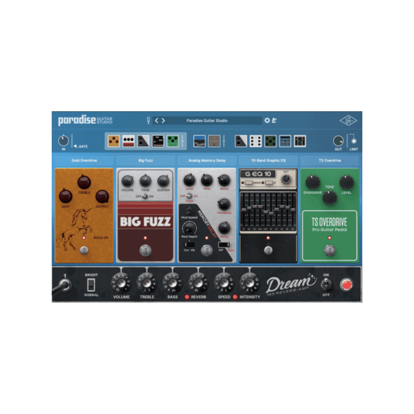 Universal Audio UAD Paradise Guitar Studio 吉他錄音室 Plugin (下載版) - 效果器軟體 Plugin
