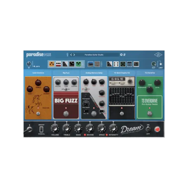 Universal Audio UAD Paradise Guitar Studio 吉他錄音室 Plugin (下載版) - 產品圖片 1